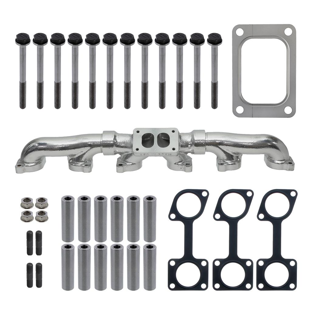 681127HP | Detroit Diesel 12.7L Ceramic Coated Exhaust Manifold Kit, N