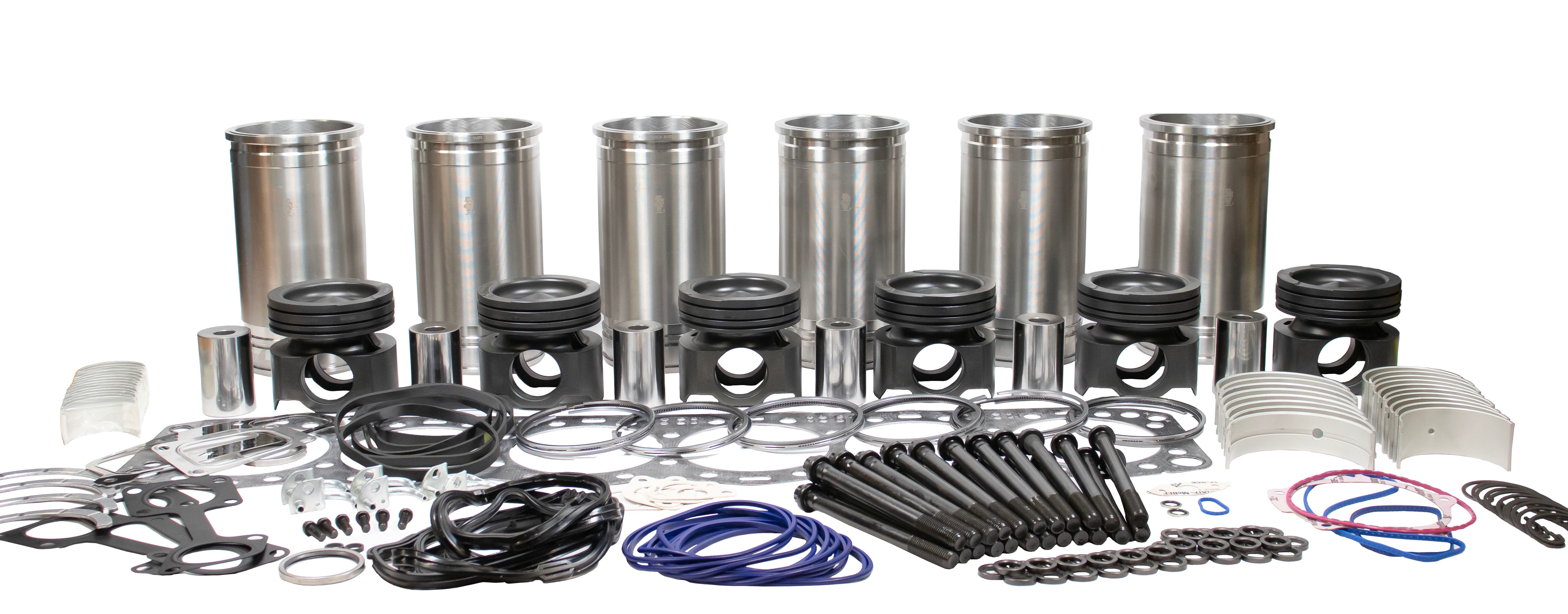 304 Stainless Steel Coolant Pipe & Intake Extension Kit For Detroit 14L Series 60 Engine