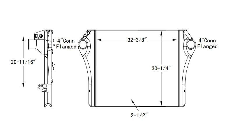 20517561 | Volvo/Mack VN/VNT (2007-2013) Charge Air Coolers, New | CAC7008