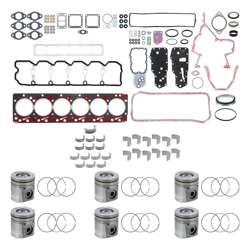 3800838 | Cummins 24V 6BTA 5.9L ISB Engine Inframe Overhaul Rebuild Kit, New | ISB602-001