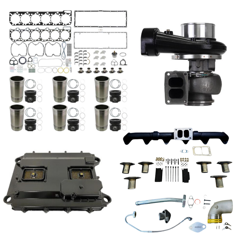 C15BASCONIPD | Caterpillar C15 Basic Twin To Single Turbo Conversion Low Compression (16:1 CR) Kit (IPD Brand kit), New