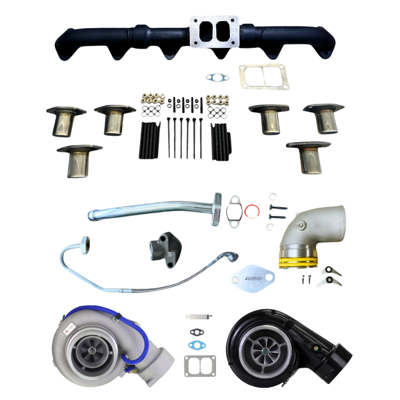 1469445 | Caterpillar C15 Single Turbo Conversion Kit (MXS/NXS/BXS), New | EXH-1809