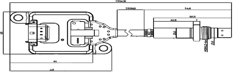 2894941 | Cummins EPA10 Nox Sensor, New | 5EL009