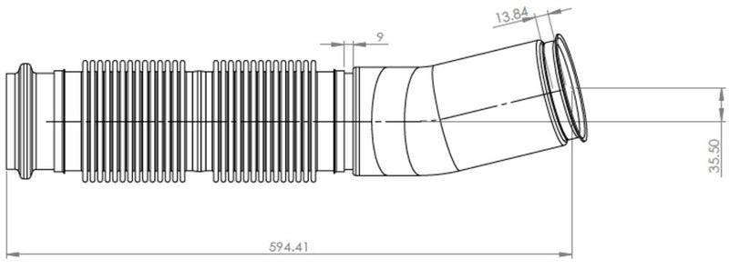 22563153 | Volvo EPA17 Pipe w. Bellow, New | 8CE020