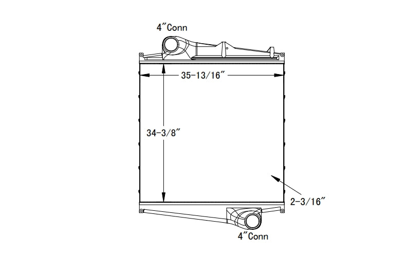 1030150 | Volvo VN (1997-2005) Charge Air Coolers, New | CAC7003