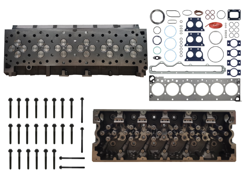 SCCYLHKIT | Cummins ISX Single Cam Cylinder Head Replacement Kit, New