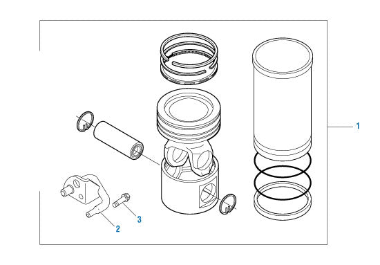 S6012.7CK | Detroit Diesel S60 12.7L Cylinder Kit, New